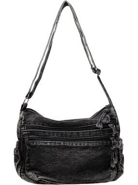 Denim Purses for Women,Canvas Crossbody Bag Purses Men Shoulder Bag Tote Bag wit